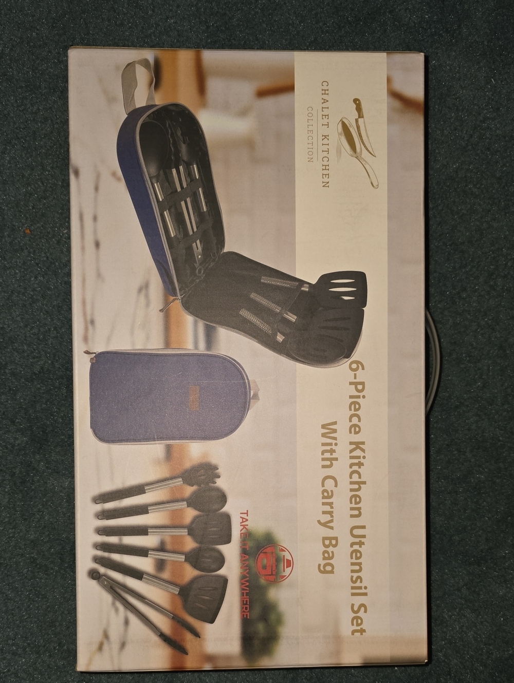 New 6-Piece Kitchen Utensil Set with Carry Bag